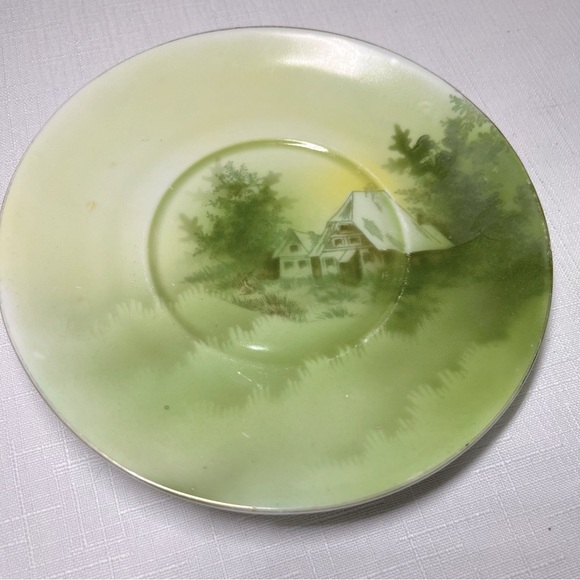 RS Germany Ceramic Mini Teapot with Saucer. Porcelain. Hand painted. Antique - Picture 10 of 10